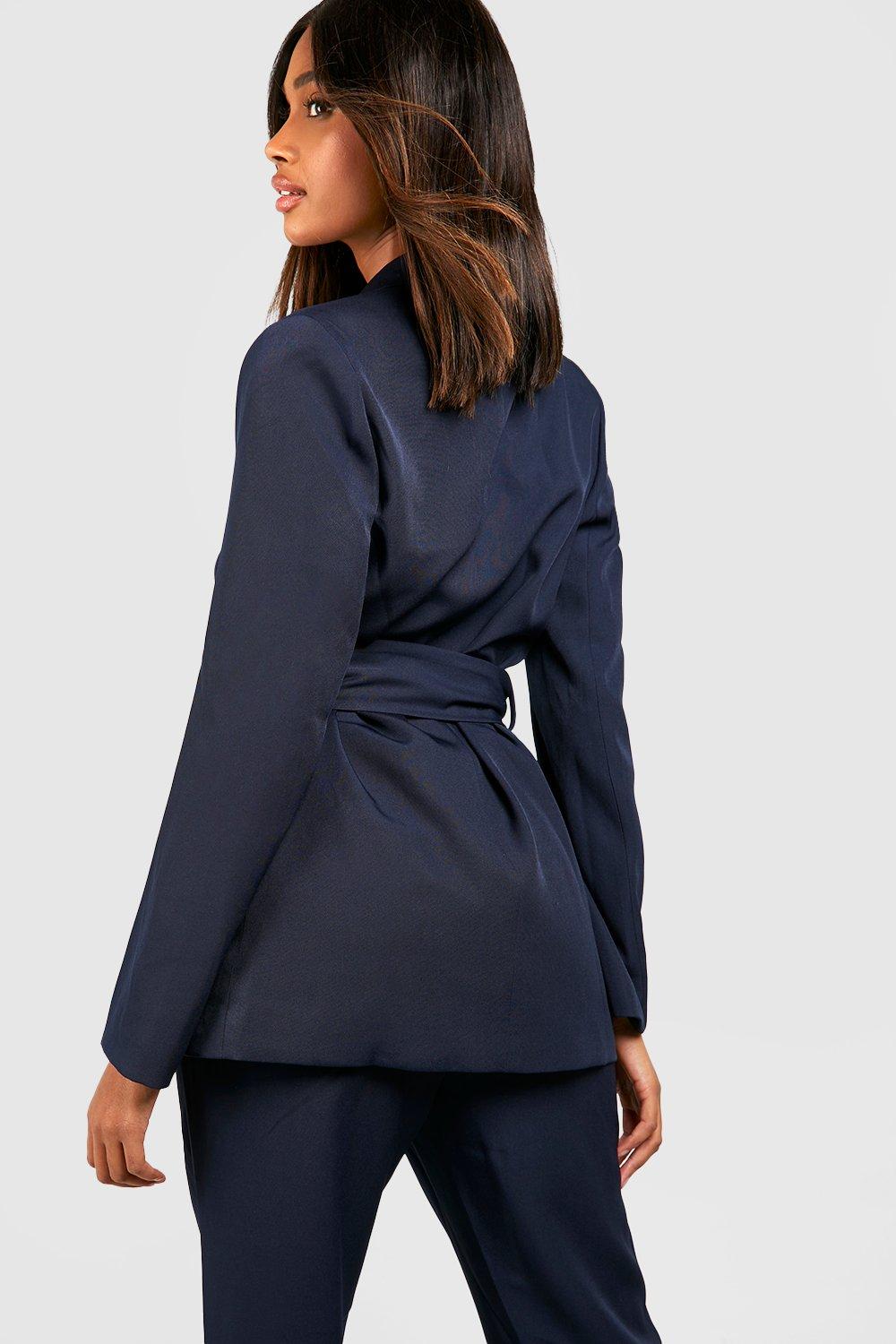 Obi Tie Waist Tailored Blazer | boohoo